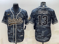 Men’s New Orleans Saints Michael Thomas #13 Grey Camouflage Jersey Joint Edition