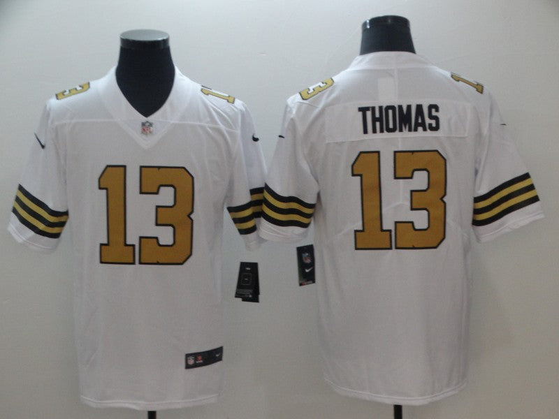 Men’s New Orleans Saints Michael Thomas #13 White Alternate Jersey
