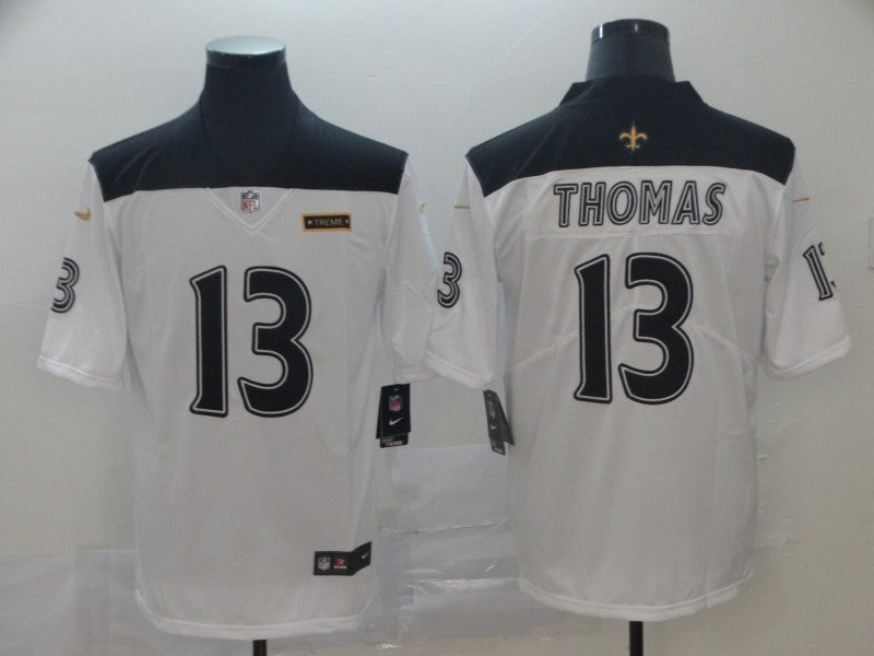 Men’s New Orleans Saints Michael Thomas #13 White City Edition Jersey