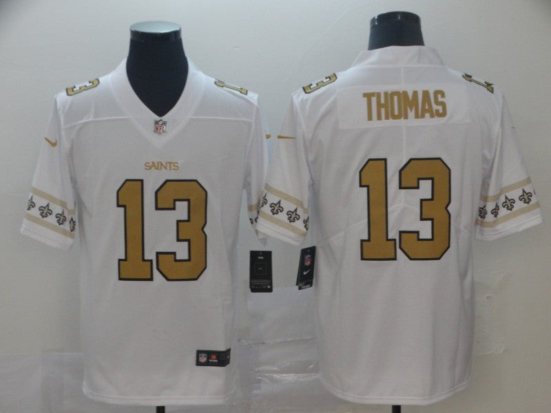 Men’s New Orleans Saints Michael Thomas #13 White Jersey