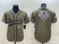 Men’s New Orleans Saints Olive 2022 Salute To Service Retired Limited Jersey