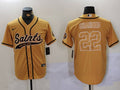 Men’s New Orleans Saints Rashid Shaheed #22 Yellow Jersey