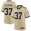 Mens New Orleans Saints Retired Player #37 Steve Gleason Nike Gold Gameday Golds Alternate F.U.S.E. Limited Jersey