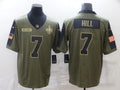 Men’s New Orleans Saints Taysom Hill #7 Brown Jersey