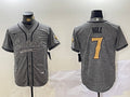Men’s New Orleans Saints Taysom Hill #7 Gray Jersey