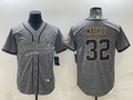 Men’s New Orleans Saints Tyrann Mathieu #32 Gray Jersey Joint Edition