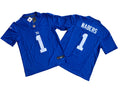 Men’s New York Giants #1 Malik Nabers Nike Royal Team Color Vapor Untouchable Limited Jersey