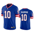 Men’s New York Giants #10 Eli Manning Royal Classic Vapor Limited Jersey
