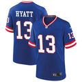 Men’s New York Giants #13 Jalin Hyatt Nike Royal Classic Limited Jersey