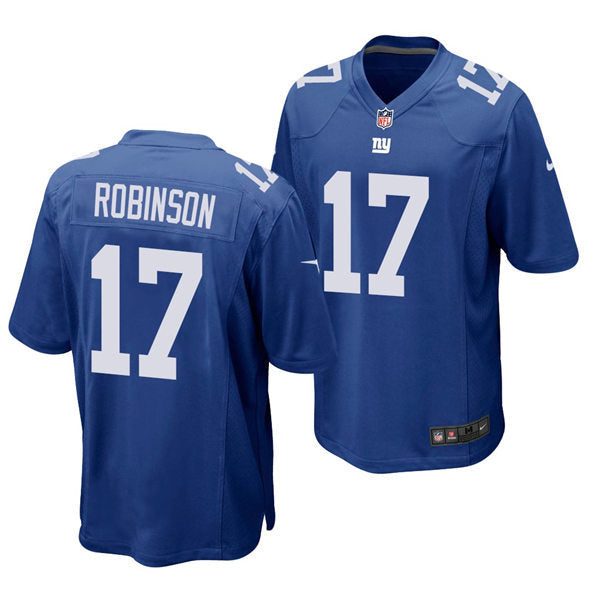 Mens New York Giants #17 Wan’Dale Robinson Nike Royal Team Color Vapor Untouchable Limited Jersey