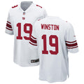 Men’s New York Giants #19 Jameis Winston Nike White Vapor Untouchable Limited Jersey