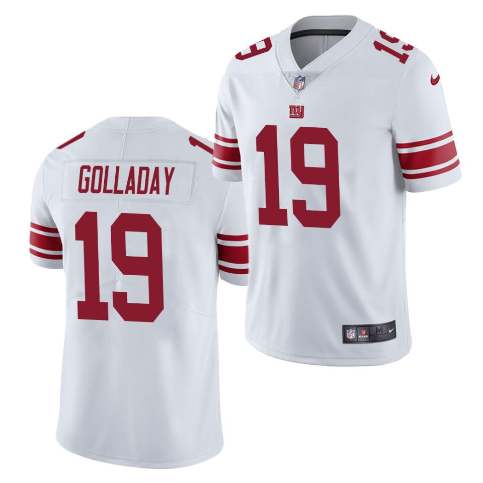 Men’s New York Giants #19 Kenny Golladay Nike White Vapor Untouchable Limited Jersey