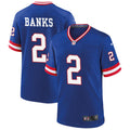 Men’s New York Giants #2 Deonte Banks Nike Royal Classic Limited Jersey