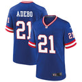 Men’s New York Giants #21 Paulson Adebo Nike Royal Classic Limited Jersey