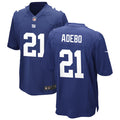Men’s New York Giants #21 Paulson Adebo Nike Royal Team Color Vapor F.U.S.E. Limited Jersey