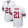 Men’s New York Giants #21 Paulson Adebo Nike White Vapor F.U.S.E. Limited Jersey