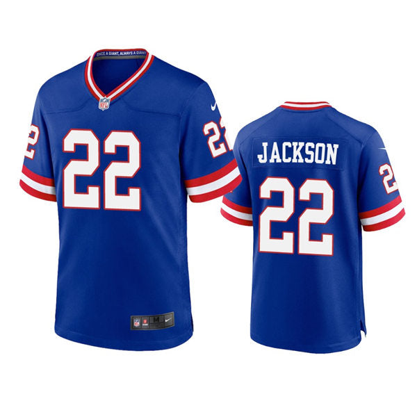Men’s New York Giants #22 Adoree’ Jackson Royal Classic Game Jersey