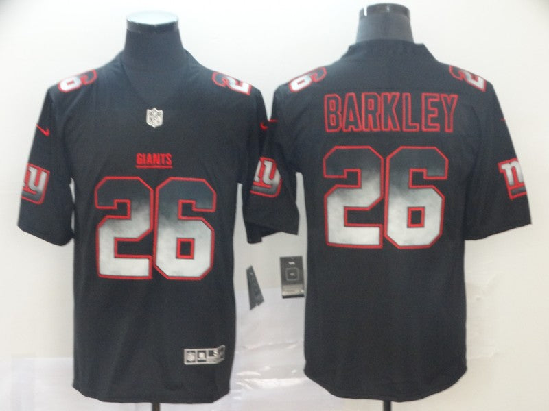 Men’s New York Giants #26 Saquon Barkley Black Authentic Jersey