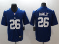 Men’s New York Giants #26 Saquon Barkley Jersey Blue