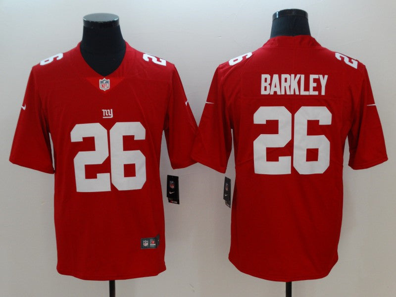 Men’s New York Giants #26 Saquon Barkley Nike Red Vapor Untouchable Football Jersey