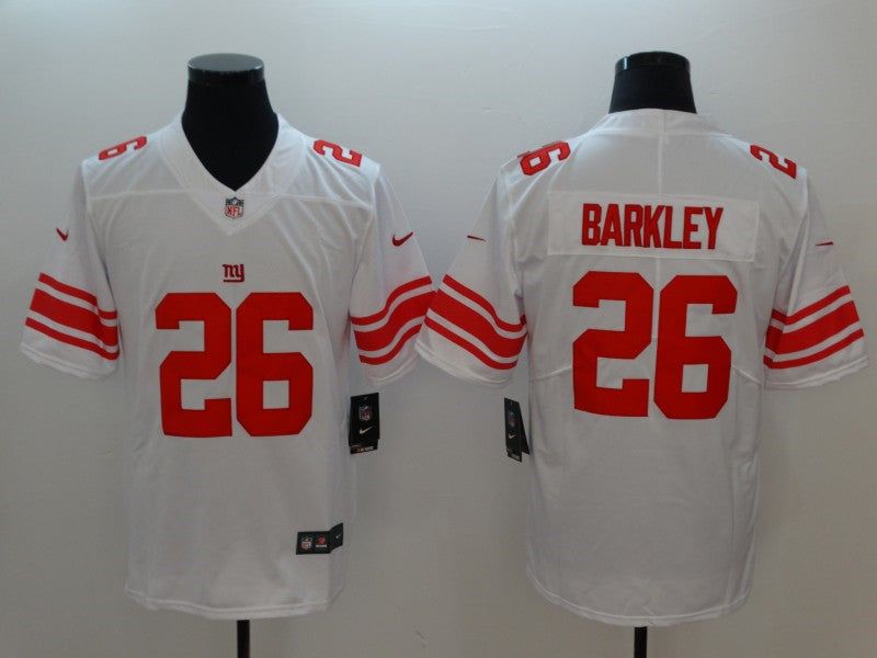 Men’s New York Giants #26 Saquon Barkley Nike White Vapor Untouchable Limited Jersey