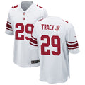 Men’s New York Giants #29 Tyrone Tracy Jr. Nike White Vapor Untouchable Limited Jersey