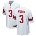 Men’s New York Giants #3 Russell Wilson Nike White Vapor Untouchable Limited Jersey