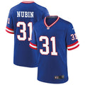 Men’s New York Giants #31 Tyler Nubin Nike Royal Classic Limited Jersey