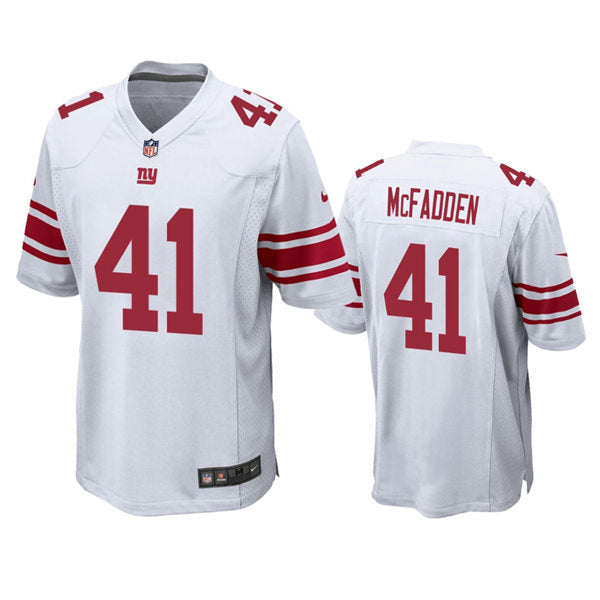 Men’s New York Giants #41 Micah McFadden Nike White Vapor Untouchable Limited Jersey