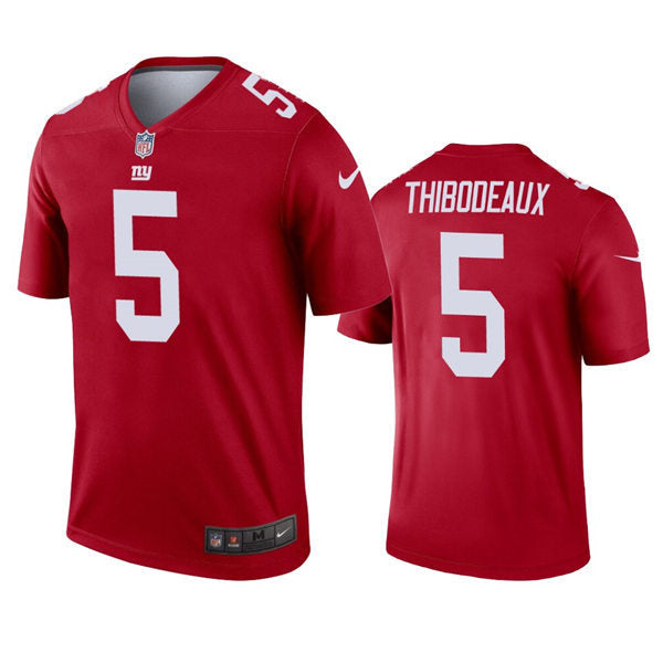 Men’s New York Giants #5 Kayvon Thibodeaux Nike Red Vapor Untouchable  Limited Player Jersey