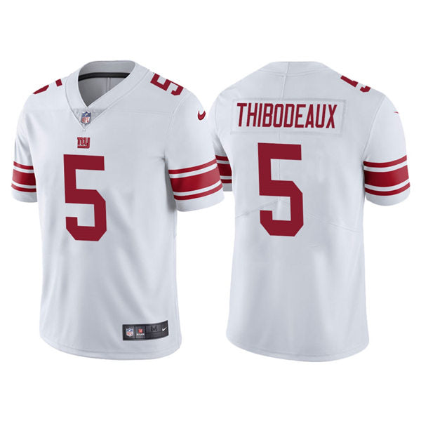 Men’s New York Giants #5 Kayvon Thibodeaux Nike White Vapor Untouchable Limited Jersey