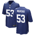 Men’s New York Giants #53 Darius Muasau Nike Royal Team Color Vapor Untouchable Limited Jersey