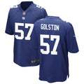 Men’s New York Giants #57 Chauncey Golston Nike Royal Team Color Vapor F.U.S.E. Limited Jersey
