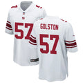 Men’s New York Giants #57 Chauncey Golston Nike White Vapor F.U.S.E. Limited Jersey