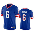 Men’s New York Giants #6 Jamie Gillan Nike Royal Classic Limited Jersey