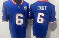 Men’s New York Giants #6 Jaxson Dart Nike Royal Classic Limited Jersey