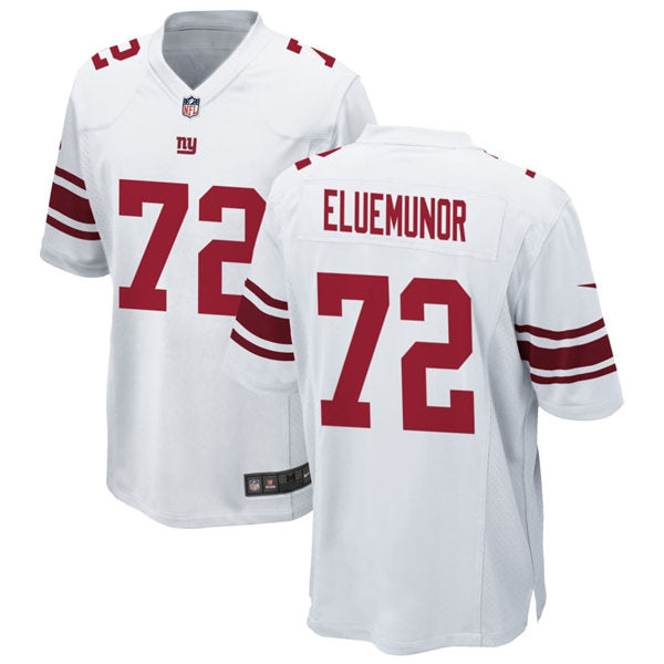 Men’s New York Giants #72 Jermaine Eluemunor Nike White Vapor Untouchable Limited Jersey