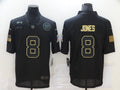 Men’s New York Giants #8 Daniel Jones Black Jersey