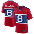 Men’s New York Giants #8 Jevon Holland Nike Century Red Alternate Vapor F.U.S.E. Limited Jersey