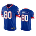 Men’s New York Giants #80 Jeremy Shockey Royal Classic Vapor Limited Jersey