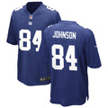 Men’s New York Giants #84 Theo Johnson Nike Royal Team Color Vapor Untouchable Limited Jersey