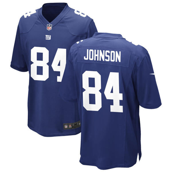 Men’s New York Giants #84 Theo Johnson Nike Royal Team Color Vapor Untouchable Limited Jersey