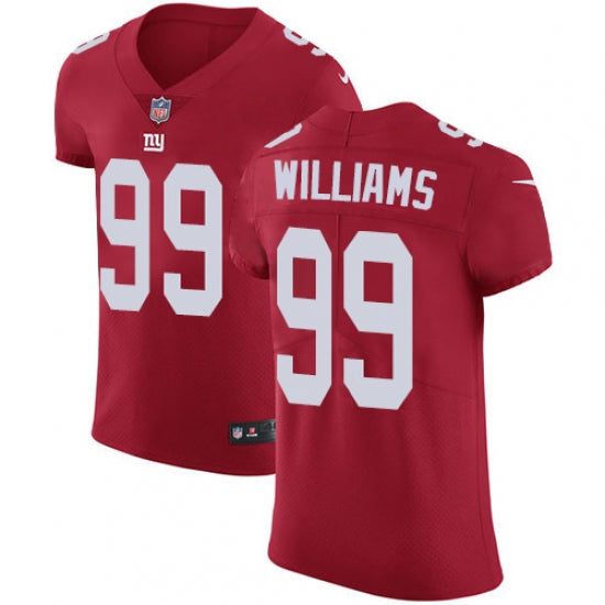 Men’s New York Giants #99 Leonard Williams Nike Red Alternate  Vapor Untouchable Limited Jersey