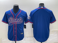 Men’s New York Giants Blue Blank Jersey