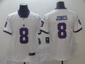 Men’s New York Giants Daniel Jones #8 White Jersey