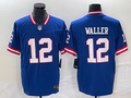 Men’s New York Giants Darren Waller #12 Royal Classic Jersey
