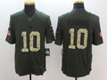 Men’s New York Giants Eli Manning #10 Army Green Jersey