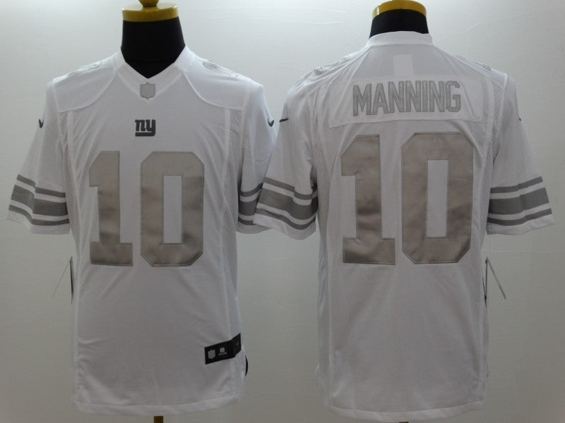 Men’s New York Giants Eli Manning #10 White Jersey