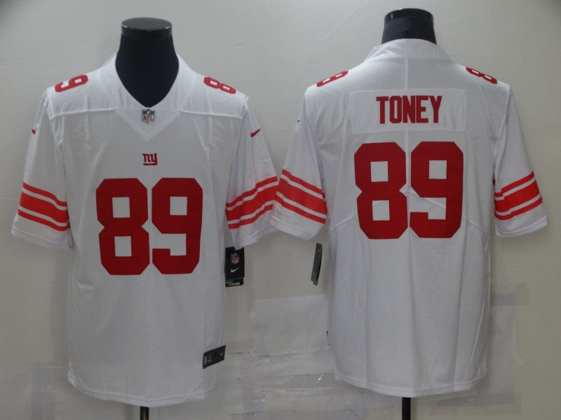 Men’s New York Giants Kadarius Toney #89 White Jersey