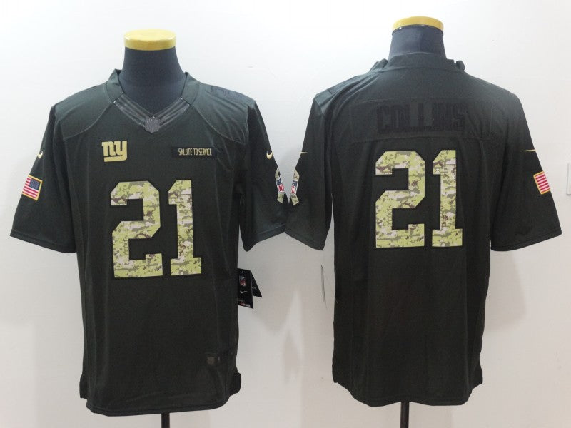 Men’s New York Giants Landon Collins #21 Black Jersey